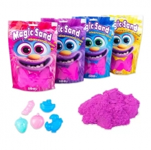 яя Кінетичний пісок Strateg Magic sand в пакеті 39403-4 фіолетовий, 0,500 кг