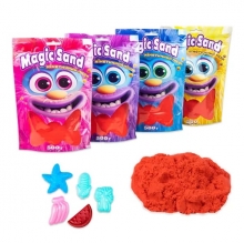 яя Кінетичний пісок Strateg Magic sand в пакеті 39403-6 червоний, 0,500 кг