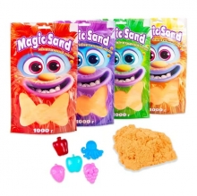 яя Кінетичний пісок Strateg Magic sand в пакеті 39404-7 помаранчевий, 1 кг