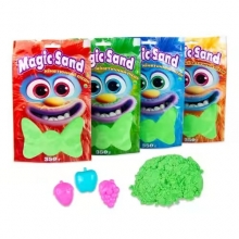 яя Кінетичний пісок Strateg Magic sand в пакеті 39402-2 зелений, 0,350кг