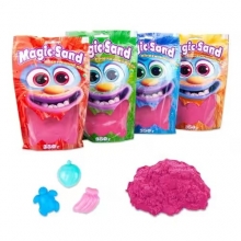 яя Кінетичний пісок Strateg Magic sand в пакеті 39402-8 рожевий, 0,350кг
