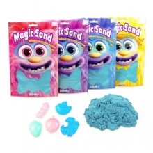 яя Кінетичний пісок Strateg Magic sand в пакеті 39403-3 блакитний, 0,500 кг