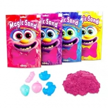 яя Кінетичний пісок Strateg Magic sand в пакеті 39403-8 рожевий, 0,500 кг