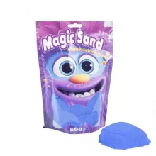 яя Кінетичний пісок Strateg Magic sand в пакеті 39403-9 синій, 0,500 кг