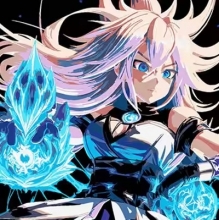 яя Картина за номерами Жіноча сила на чорному фоні 30х30 см (SH3030-12)