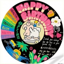 яя Вініл за номерами Святкова атмосфера 30х30 см (GP-15)