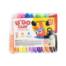 яя Набір для творчості "U'DO Clay 24 шт." брикет 6 г (41063)