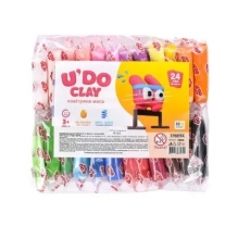 яя Набір для творчості "U'DO Clay 24 шт." брикет 10 г (30838)