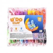 яя Набір для творчості "U'DO Clay 20 шт." брикет 10 г (30871)