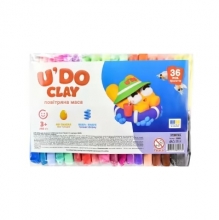 яя Набір для творчості "U'DO Clay 36 шт." брикет 6 г (30899)