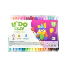 яя Набір для творчості "U'DO Clay 38 шт." брикет 6 г (30900)