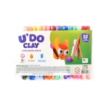 яя Набір для творчості "U'DO Clay 32 шт." брикет 6 г (30898)