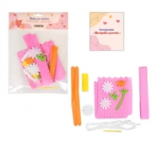 яя Набір для шиття Strateg Фетрова сумочка: Квіткова (31032)