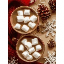 яя Картина за номерами Какао з маршмелоу 30Х40 (SS1238)