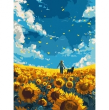 яя Картина за номерами Соняшникове поле 30Х40 (SS-1270)