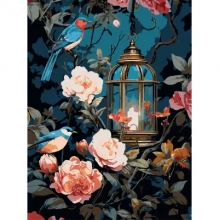 яя Картина за номерами Квіткова ніч 30Х40 (SS-1289)