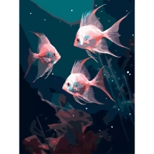яя Картина за номерами Яскраві риби 30Х40 (SS-1291)