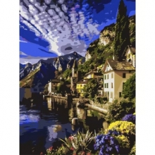 яя Картина за номерами Нічне місто 30Х40 (SS-1293)