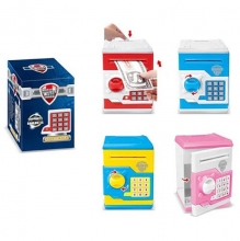 яя Сейф-скарбничка WF-3001, кольоровий, 4кольори, в кор-ці