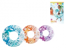 INTEX Круг 59251, Листок, 91см, 3вида, (24), в кульке