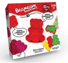 я Набір із гіпсом Ведмедик-Бешкетник Робимо крейду укр Danko Toys