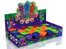 яя В'язка маса Crazy Slime укр, 28шт в дисплеї SLM-04-01U Danko Toys