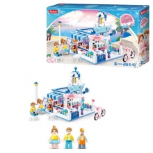 Конструктор SLUBAN M38-B0866, кафе, 289дет, в кор-ці