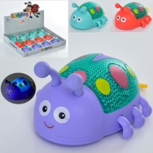 Заводна іграшка LY2226-A10, божья коровка, 12шт в дисплеї