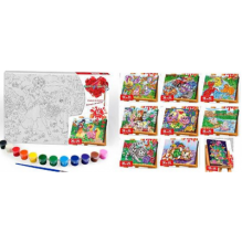 яя Розпис на полотні Canvas Painting 31×21см c.6 mix РХ-06-01/10 Danko Toys